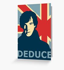 Sherlock Holmes Poster Greeting Card