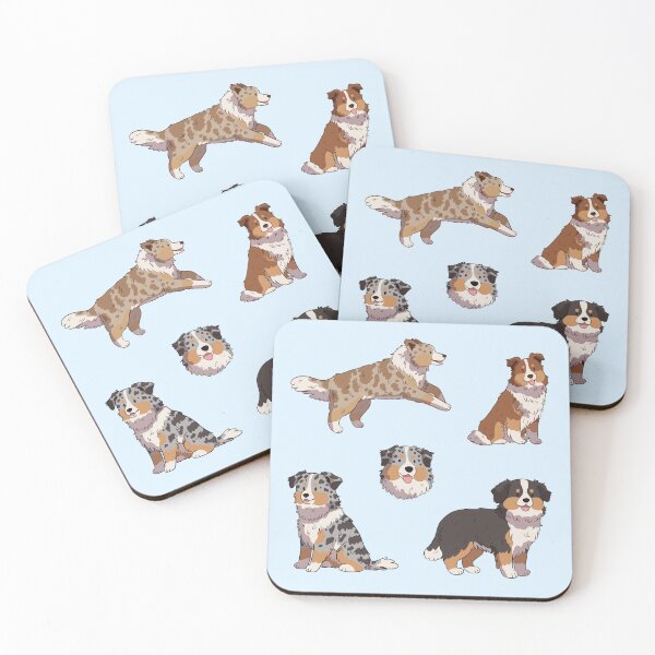 Item preview, Cute Australian Shepherd Pack  designed and sold by Yaragold.