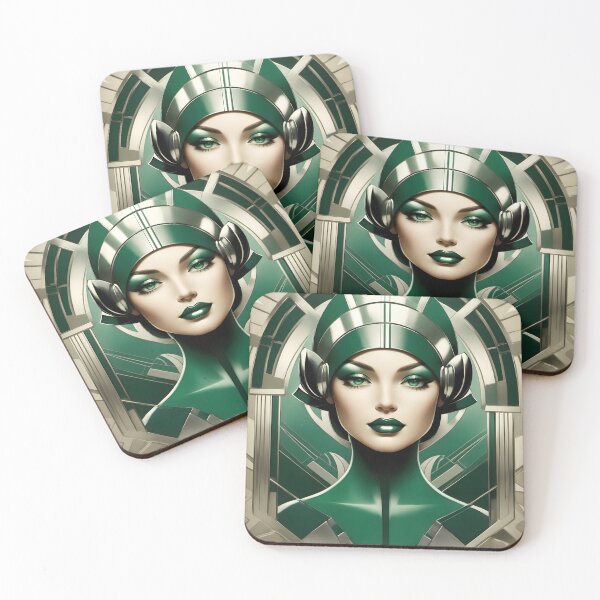 Item preview, Bauhaus Deco Fusion: Radiant Woman in Color  designed and sold by VonRauenfeld.