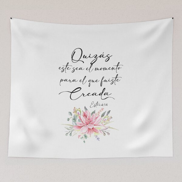 Item preview, Quizas este sea el momento para el que fuiste creada, Ester 4:14 Spanish bible verse designed and sold by latiendadearyam.