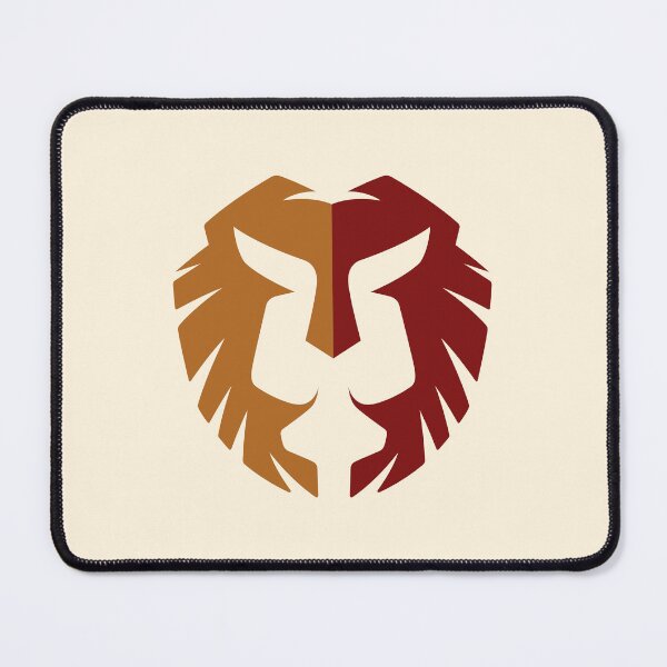 Item preview, Lion Face Warrior Mask Bold and Distinct Art designed and sold by Wiggly Lines.