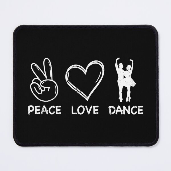 Item preview, Peace Love Dance Shirt, Gift For Dancer Dance Lover Friend designed and sold by jingdomdesgine.