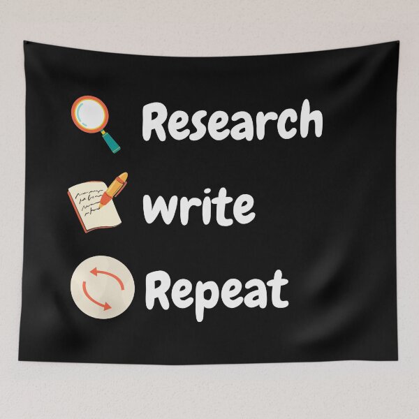 Item preview, PhD journey: Research, Write, repeat designed and sold by NoetherSym.