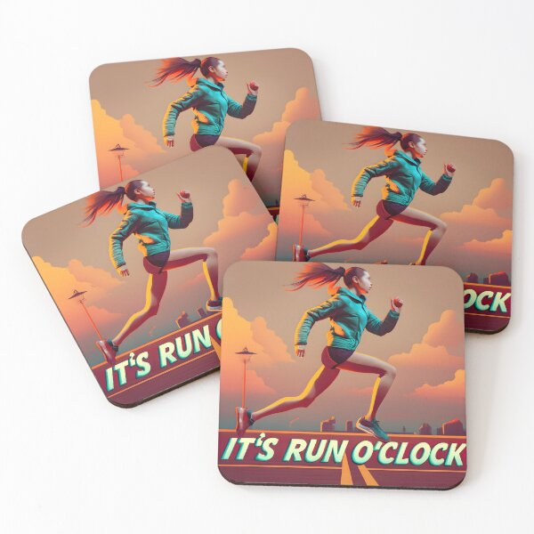 Item preview, It's Run O'Clock 07 designed and sold by MySportsArt.