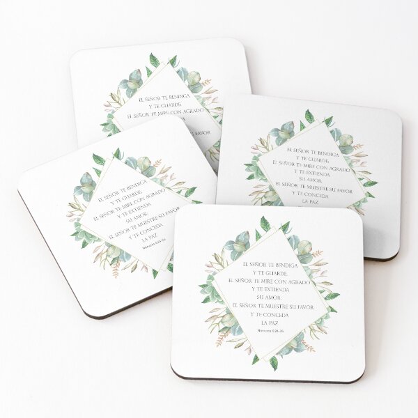 Item preview, Números 6:24-26 Spanish Bible Verse designed and sold by latiendadearyam.