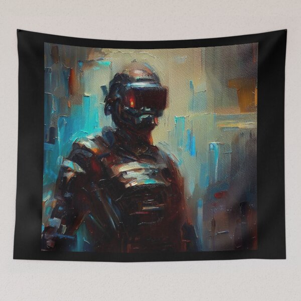 Item preview, SF - Cyberpunk Hero 1 designed and sold by CrankyOldDude.
