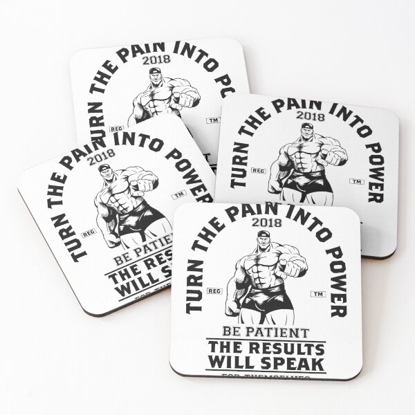 Item preview, BE PATIENT THE RESULTS WILL SPEAK FOR THEMSELVES designed and sold by Billy Wong.