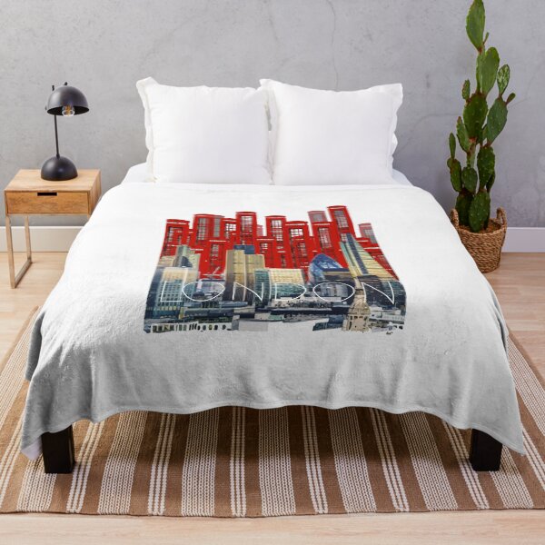 Item preview, London sign with red skyscrapers designed and sold by Yatoff.