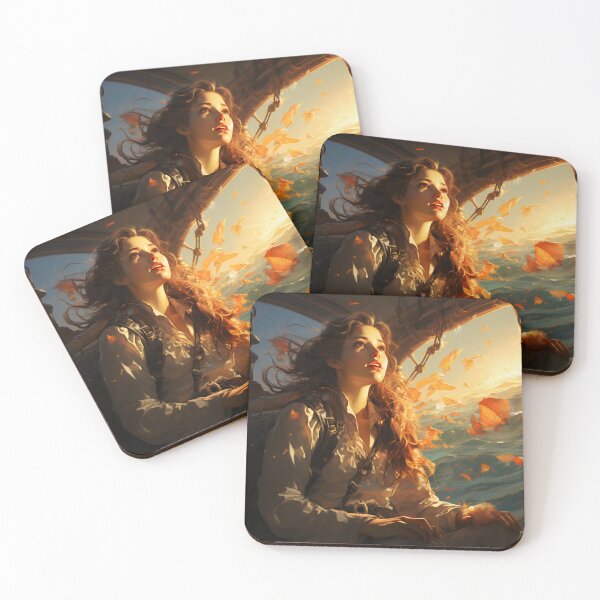 Item preview, Voyage of the Sunlit Whisperer: Navigating Seas and Secrets designed and sold by oanaunciuleanu.