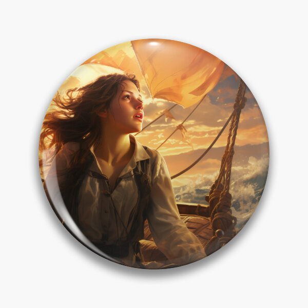 Item preview, Voyage of the Sunlit Whisperer: Navigating Seas and Secrets designed and sold by oanaunciuleanu.