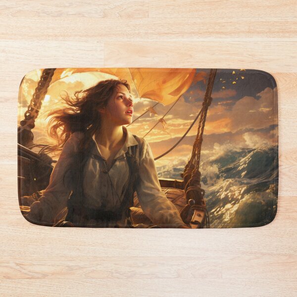 Item preview, Voyage of the Sunlit Whisperer: Navigating Seas and Secrets designed and sold by oanaunciuleanu.