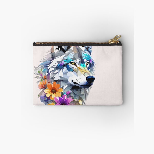 Item preview, Wolf with flowers 9 designed and sold by SchokoGoth.