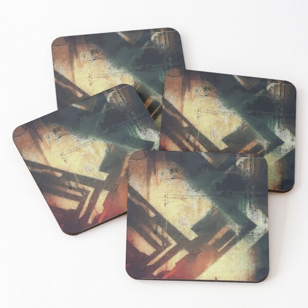 Item preview, Vintage wall abstract lines pattern street art designed and sold by TomFrontierArt.