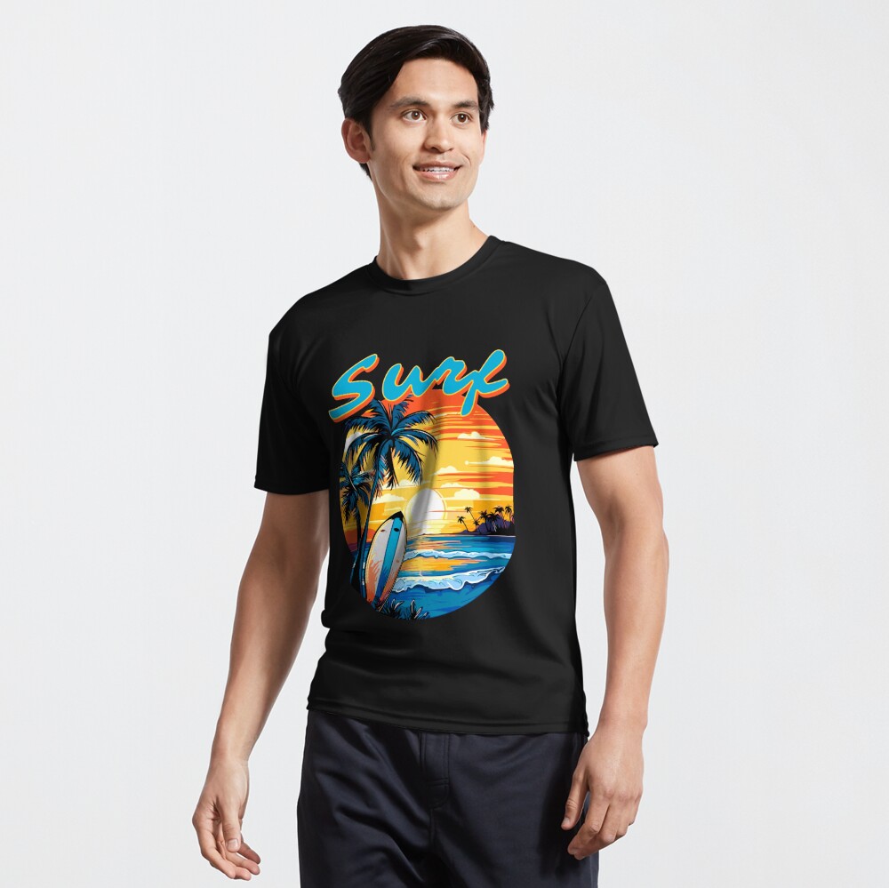 Just Another Surf Shirt With Hack Of A View Sticker for Sale by  SteadyRolling