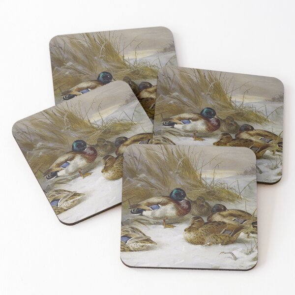 Item preview, Winter Landscape with Mallard designed and sold by tomorrowsart.