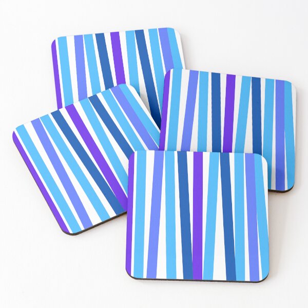 Item preview, Blue and Violet vertical bars designed and sold by JEROME MARQUANT.