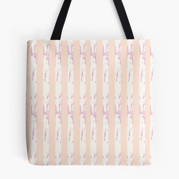 Item preview, Purple and White Tree Bark Stripes on Beige designed and sold by ara-designs.