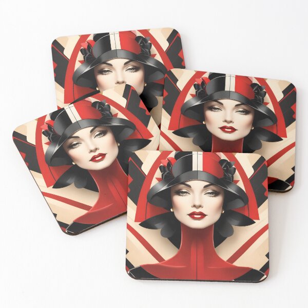 Item preview, Bauhaus Deco Fusion: Beautiful Woman in Color  designed and sold by VonRauenfeld.
