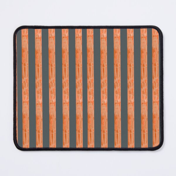 Item preview, Vibrant Orange and Pink Tree Bark Stripes on Black designed and sold by ara-designs.