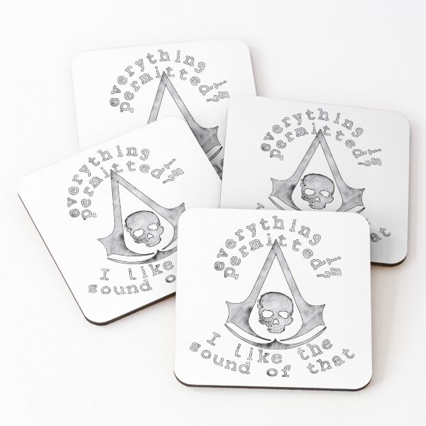 Item preview, Everything is permitted (assassin's creed black flag) designed and sold by Becky-Marie.