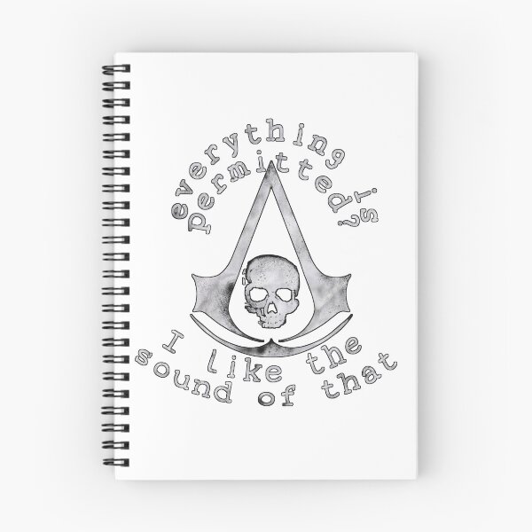 Item preview, Everything is permitted (assassin's creed black flag) designed and sold by Becky-Marie.
