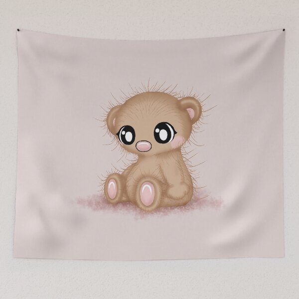 Item preview, cute fuzzy Teddy designed and sold by Pezi-Creation.