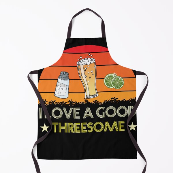Item preview, I Love A Good Threesome Drinking Bartending Barman Tequila designed and sold by JoshBulky.