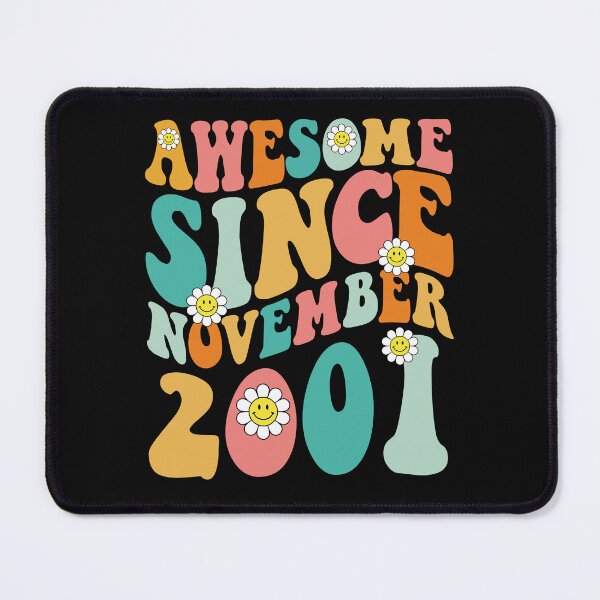 Item preview, Awesome Since November 2001 | Made In 2001 | Retro Groovy Birthday designed and sold by Christina-grich.