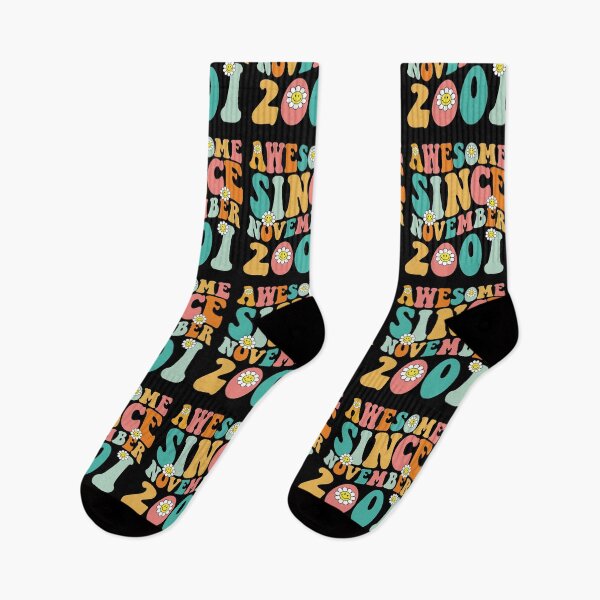 Item preview, Awesome Since November 2001 | Made In 2001 | Retro Groovy Birthday designed and sold by Christina-grich.