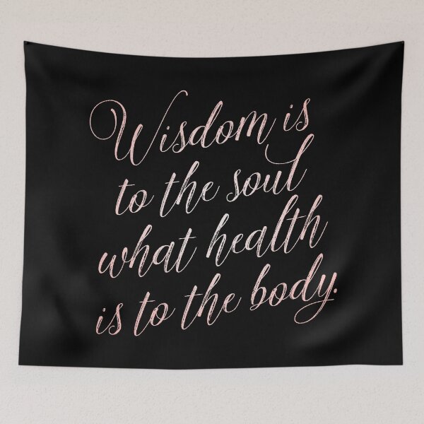 Item preview, Wisdom is to the soul what health is to the body. v.2 designed and sold by x1brett.