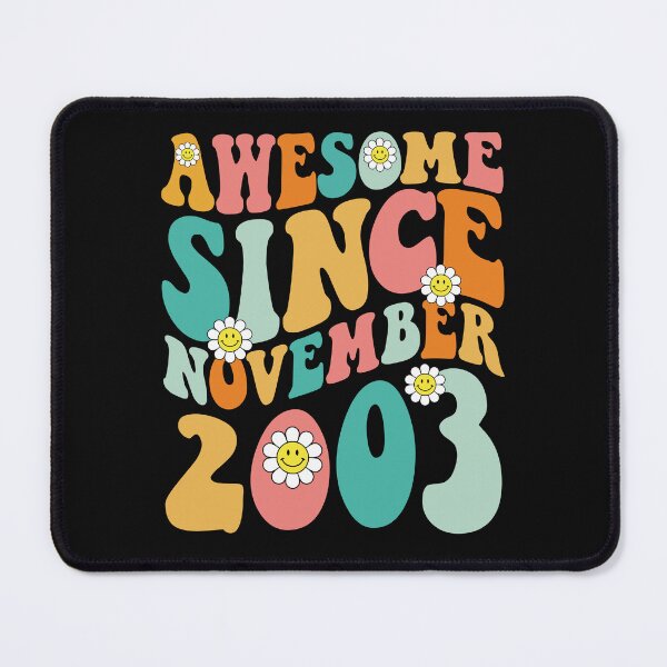 Item preview, Awesome Since November 2003 | Made In 2003 | Retro Groovy Birthday designed and sold by Christina-grich.