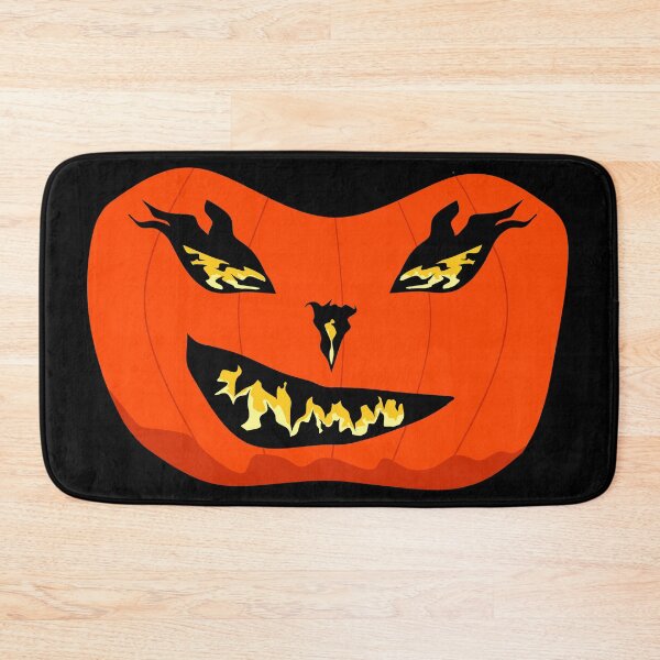 Item preview, Halloween Pumpkin Carved Fire Female Smiling designed and sold by Ladvarian.