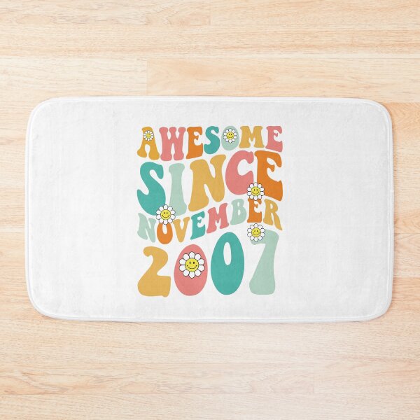 Item preview, Awesome Since November 2007 | Made In 2007 | Retro Groovy Birthday designed and sold by Christina-grich.