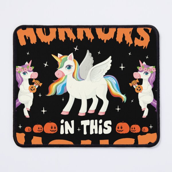 Item preview, There's Some Horrors In This House Unicorn Pumpkin Halloween designed and sold by JoshBulky.