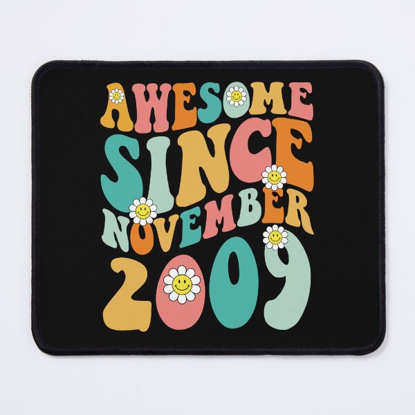 Item preview, Awesome Since November 2009 | Made In 2009 | Retro Groovy Birthday designed and sold by Christina-grich.