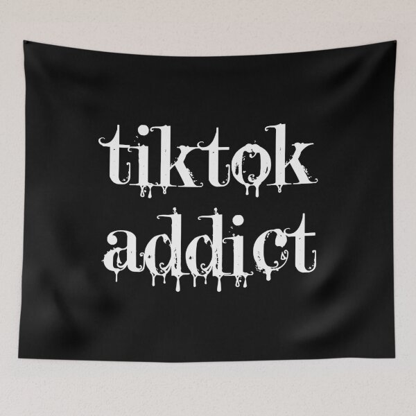 Item preview, TikTok Junkie /white text/ designed and sold by EmeraldeaArt.