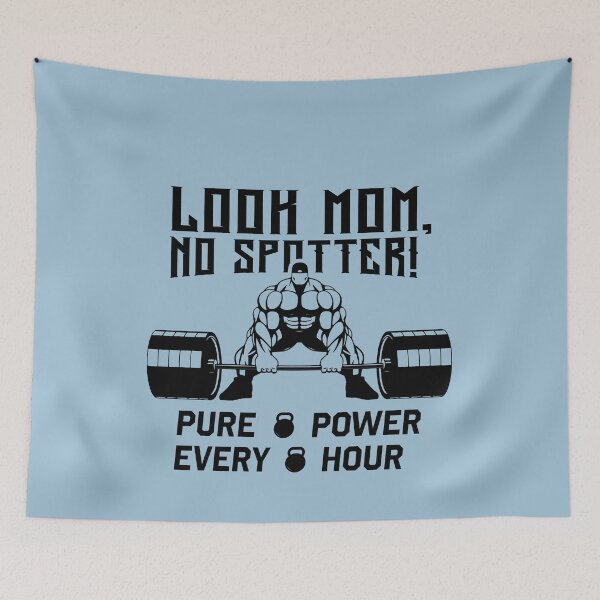 Item preview, Look Mom, No Spotter! designed and sold by Billy Wong.