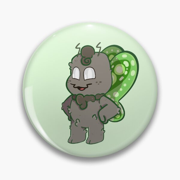 Item preview, green butterfly glomling designed and sold by Ace Scribbles.