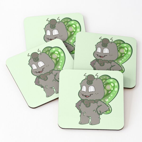 Item preview, green butterfly glomling designed and sold by Ace Scribbles.
