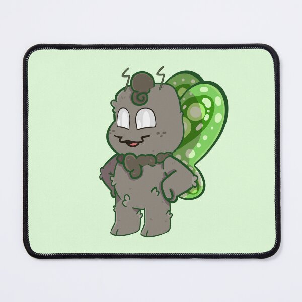 Item preview, green butterfly glomling designed and sold by Ace Scribbles.