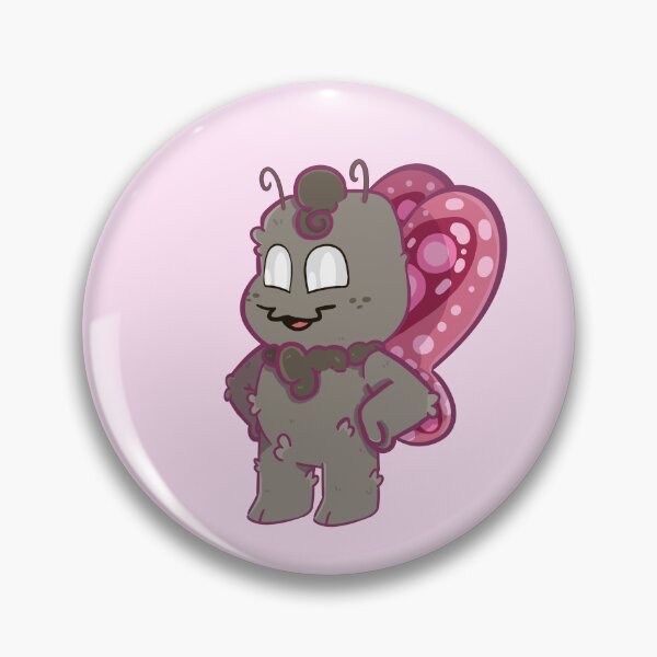 Item preview, pink butterfly glomling designed and sold by Ace Scribbles.