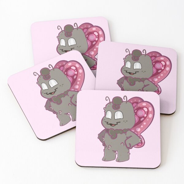 Item preview, pink butterfly glomling designed and sold by Ace Scribbles.