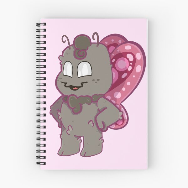 Item preview, pink butterfly glomling designed and sold by Ace Scribbles.
