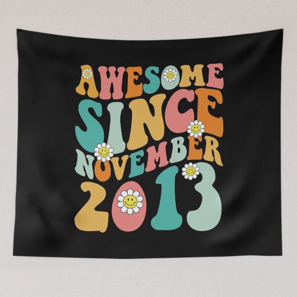 Item preview, Awesome Since November 2013 | Made In 2013 | Retro Groovy Birthday designed and sold by Christina-grich.