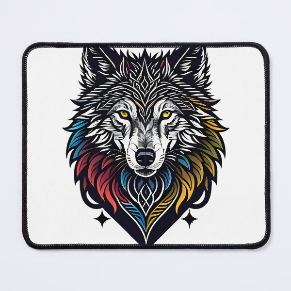 Item preview, wolf ornament designed and sold by stylefusion20.