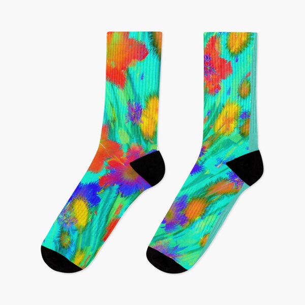 Item preview, Exploding colors on teal color designed and sold by Photopat.