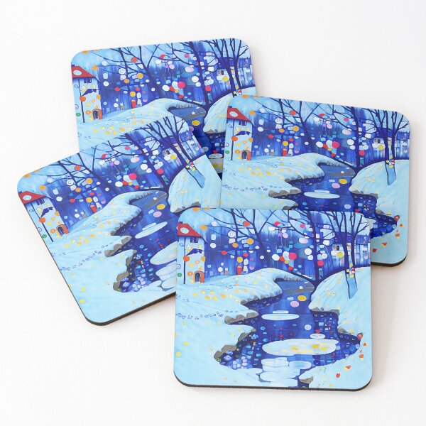Item preview, Colorful Winter Landscape  designed and sold by Dana Roper.