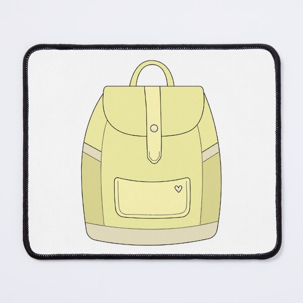 Item preview, School backpack black and yellow designed and sold by OM-lova.