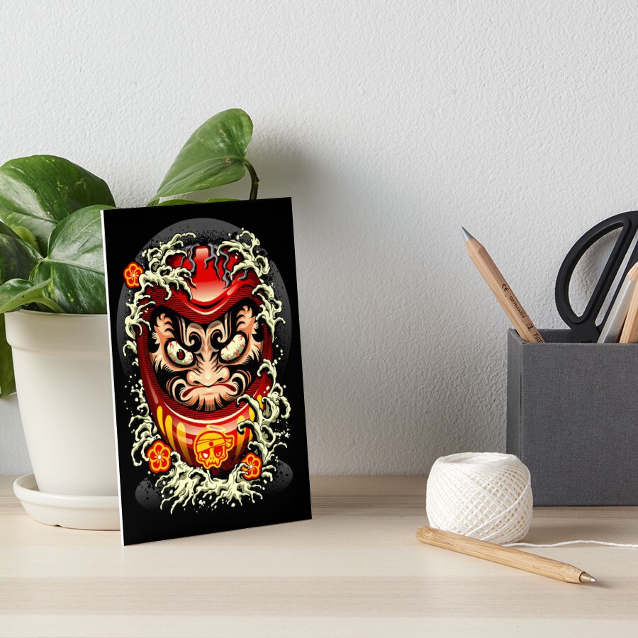 Daruma Doll Art Board Print for Sale by kawaiidread