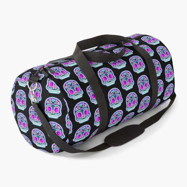 Item preview, Neon Day of the Dead Skull Halloween designed and sold by PollyPositiveUK.